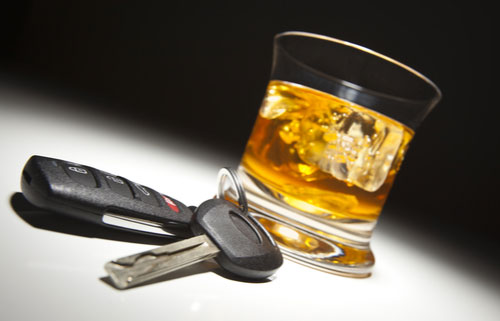 Alcohol and keys, the concept of DUI conviction